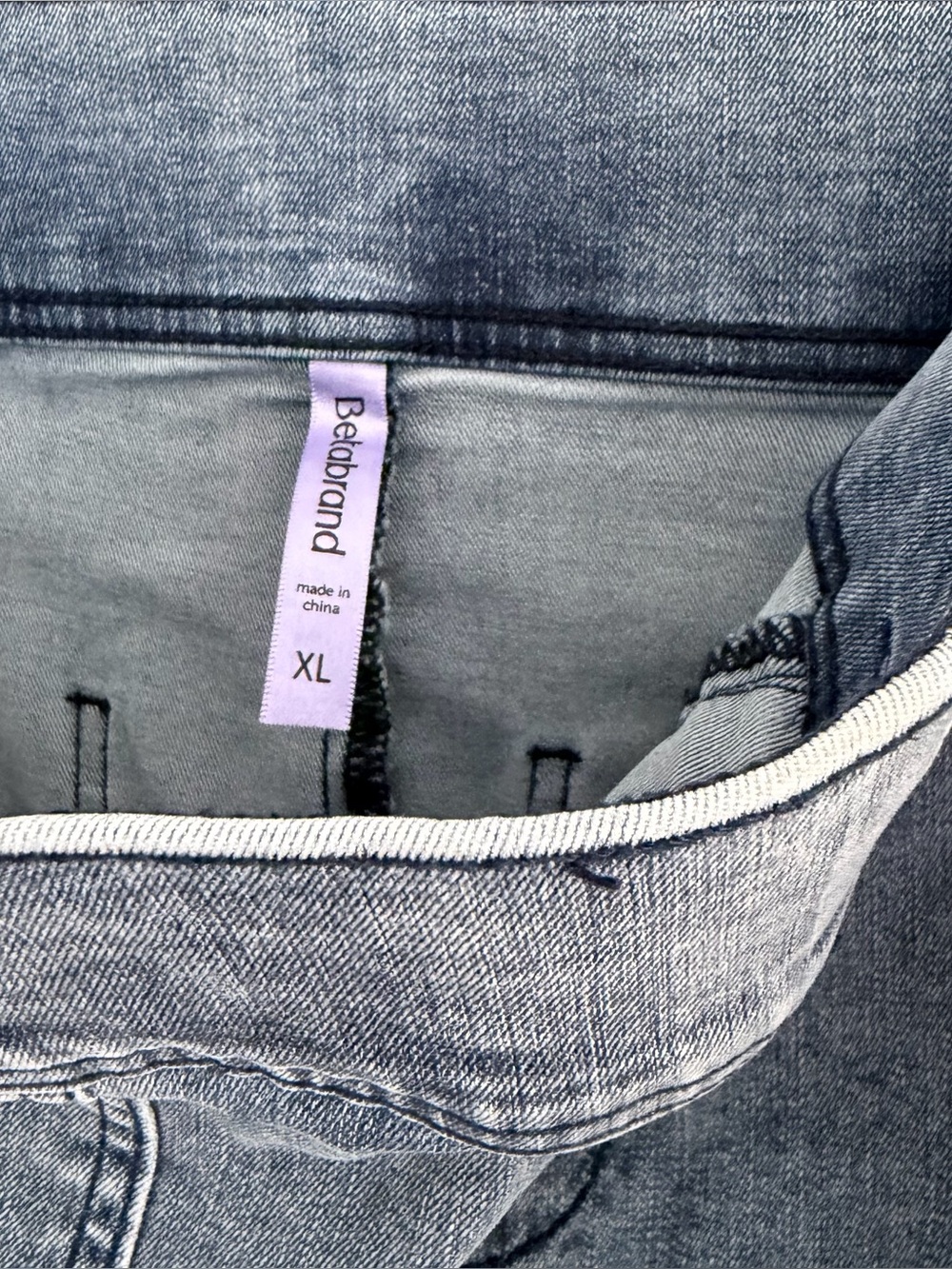 Betabrand Denim Shorts Elastic Waist XL - Picture 6 of 7